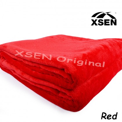 Super Soft High Quality Flannel Super Single Bed / Queen Blanket - Plain Colors - BCV150200-01/ BCV200230-01