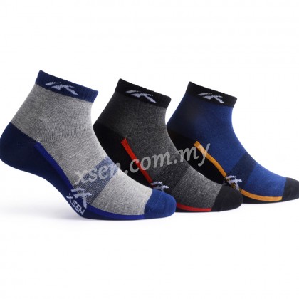 Casual Bamboo Charcoal Deodorant Above Ankle Sock (Sarung Kaki Anti-bau) Unisex Xsen XSK70902